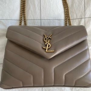 Loulou Small Chain Bag in Quilted Leather
